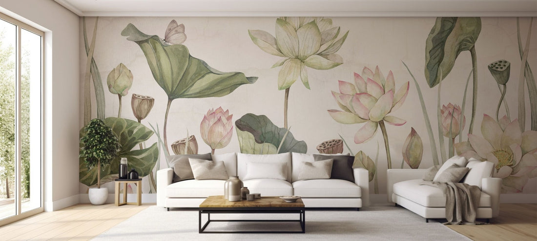 How Flower Wallpaper Creates a Powerful Interior
