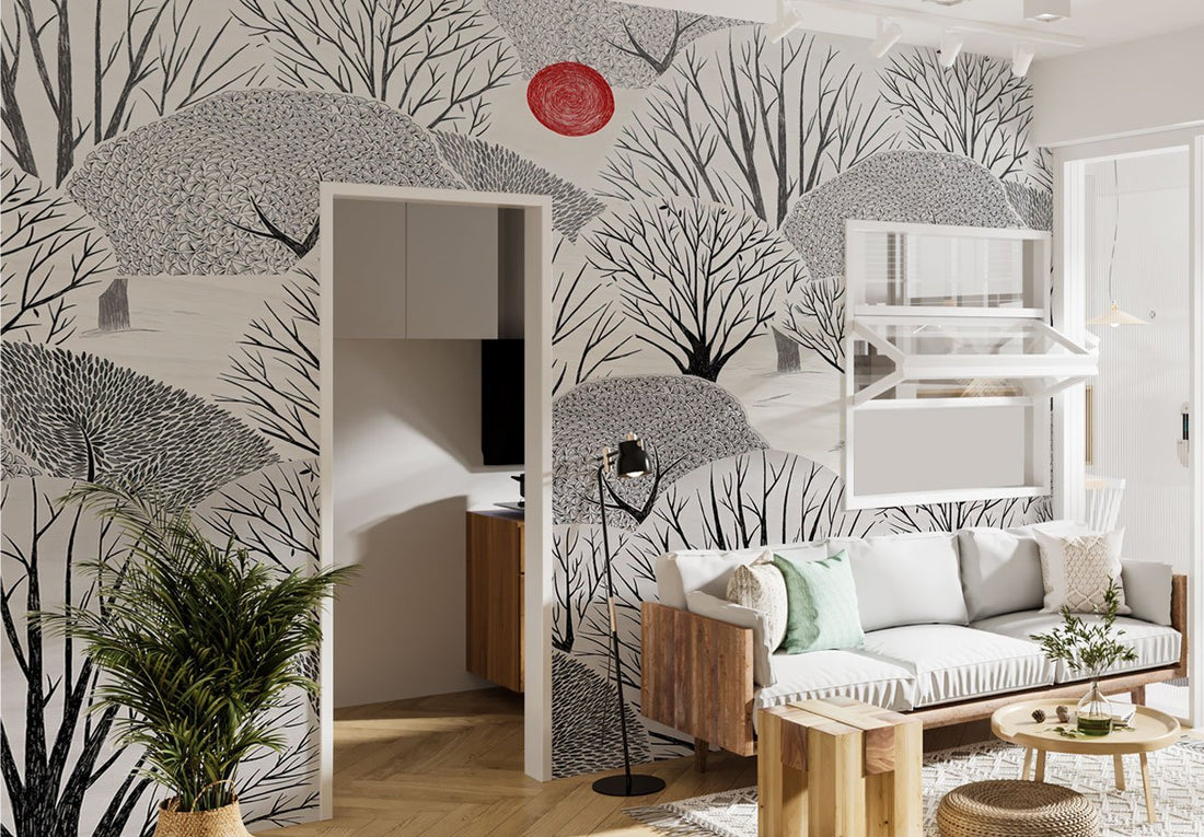 The Impact of Artistic Wallpaper on Interior Design Trends - Giffywalls