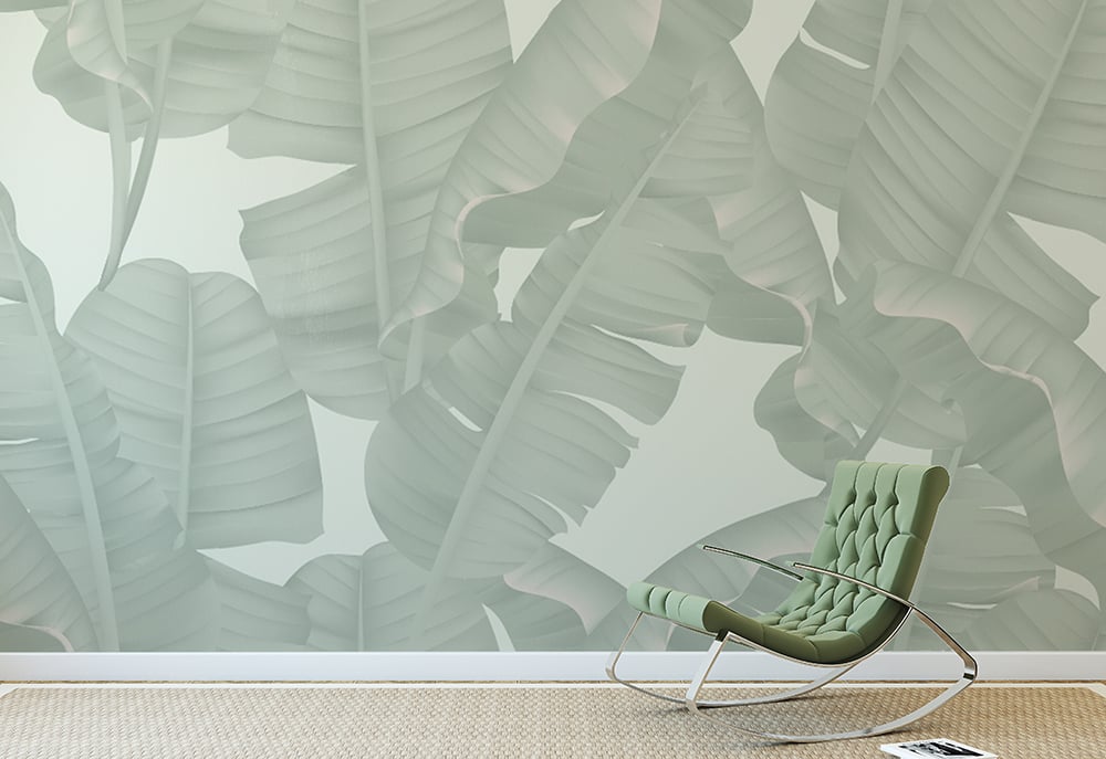 The Impact of Banana Leaf Wallpaper on Home Spaces - Giffywalls