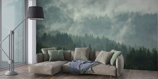 Decorative wallpaper applied on interior walls – a guide to types, uses, and benefits.