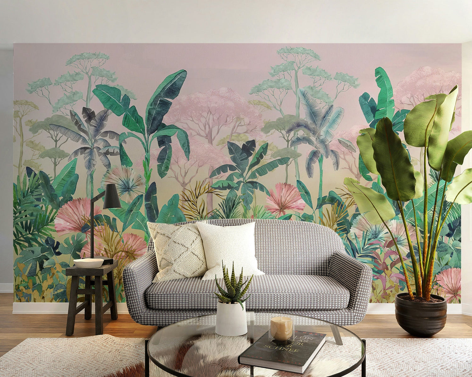 botanical wallpaper creating a restful verdant wall covering 