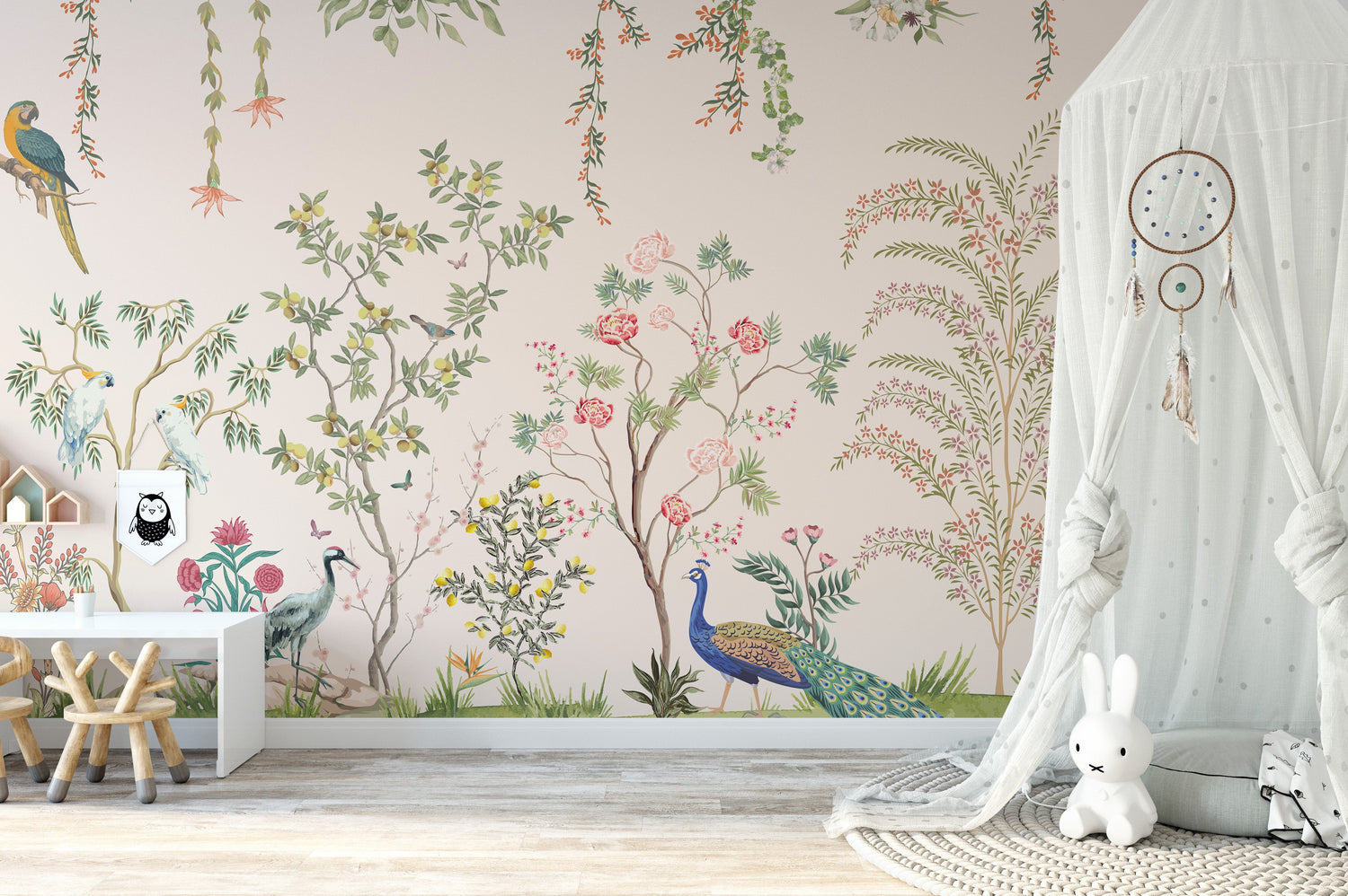 rental wallpaper with damage-free peel and stick murals for renters