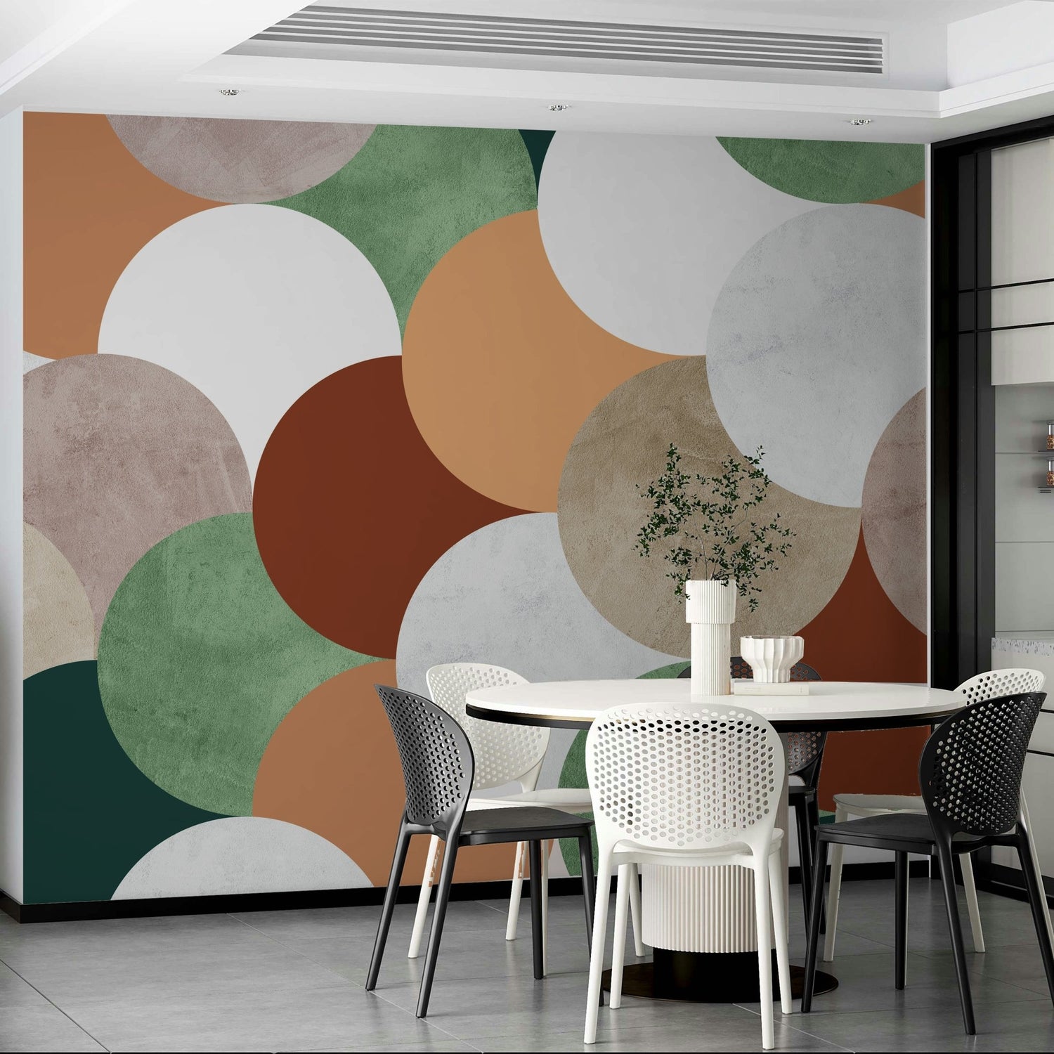 Imrikstudio designer wallpaper mural with Mid Century Collection