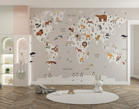 Map Wallpaper for Kids