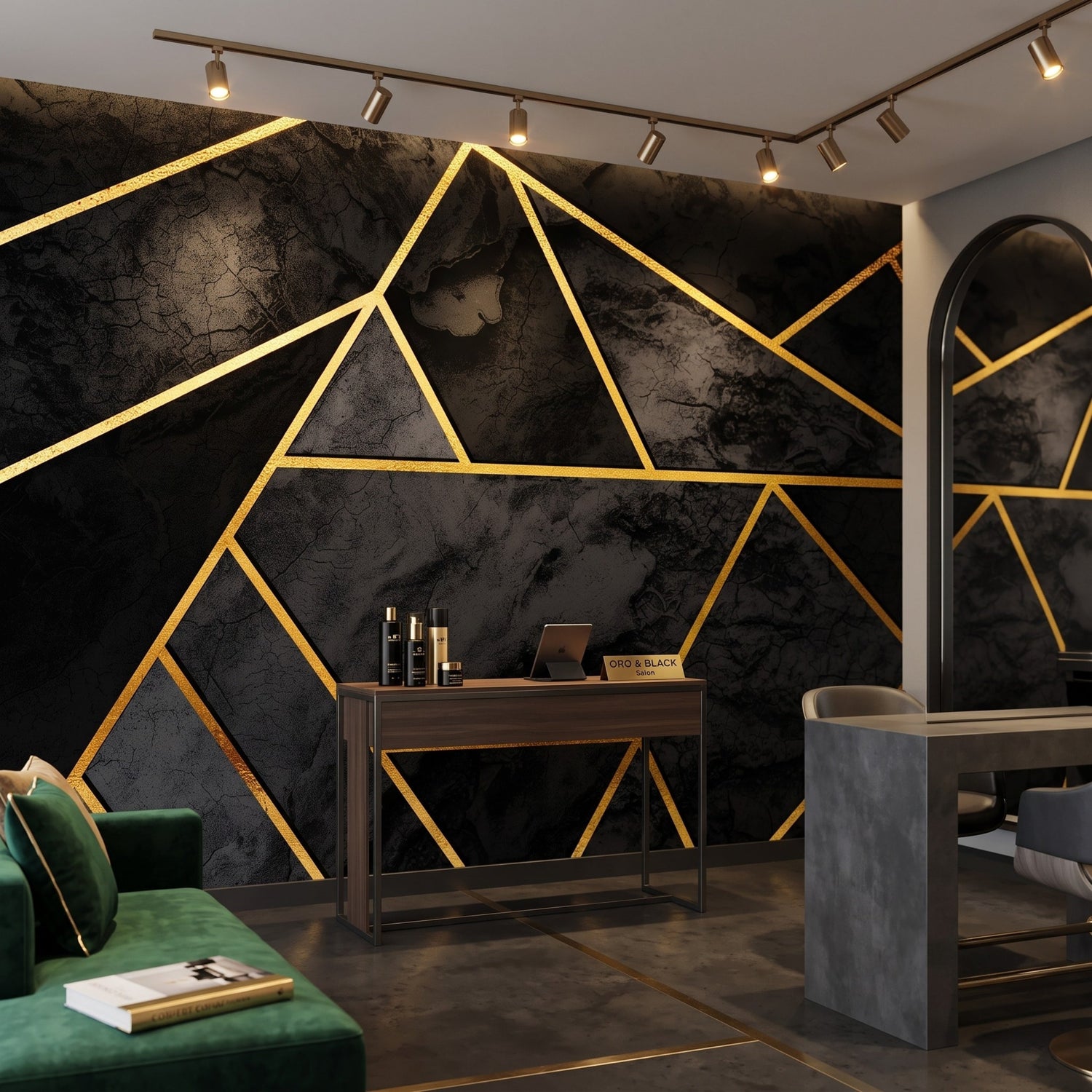Salon Wallpaper Suits Commercial Beauty Spaces