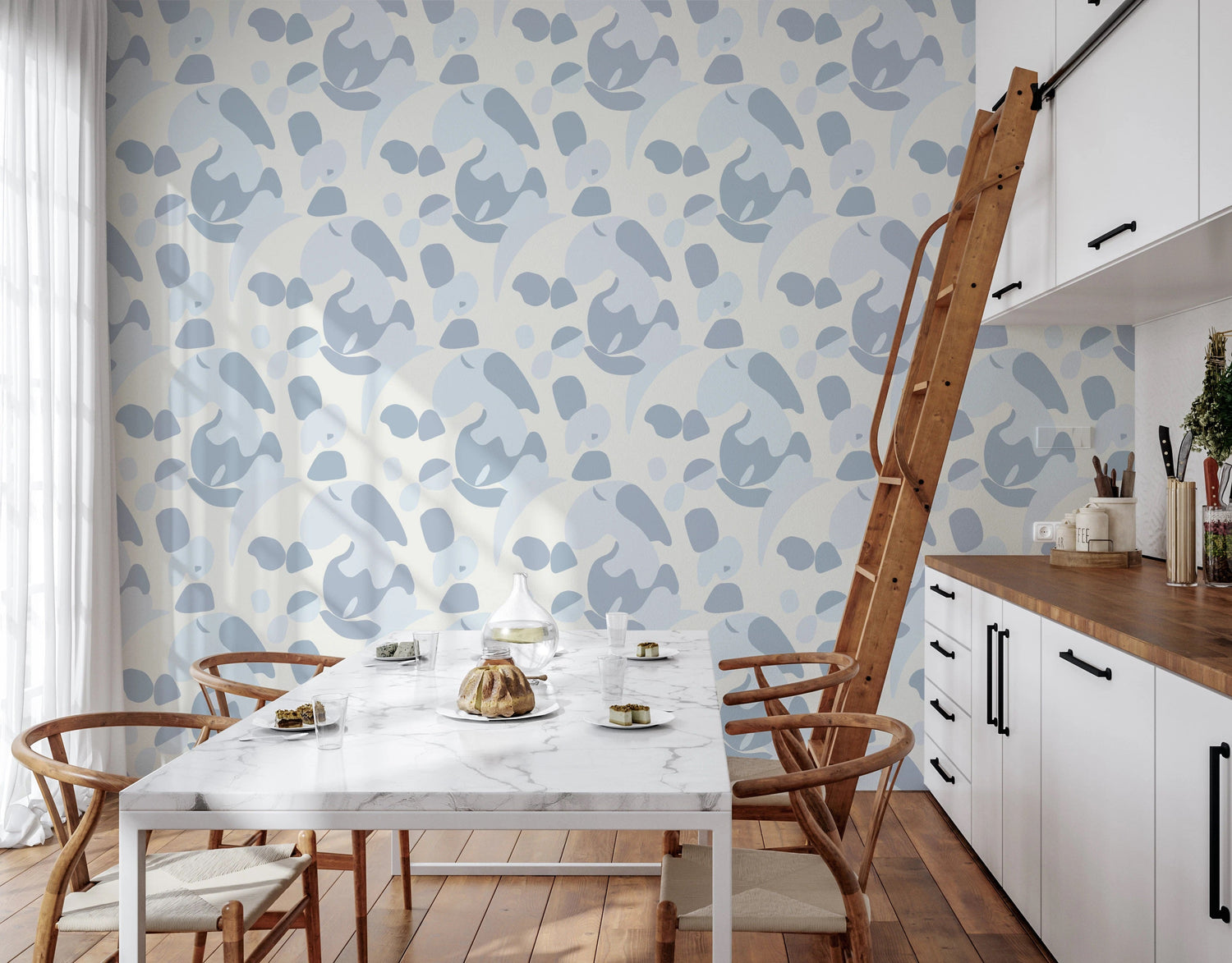 Zhining Dong creates modern wallpaper designs