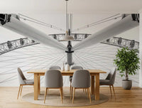 Architectural Steel Symmetry Wall Mural
