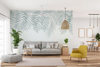 Add peace with Arctic Palm Whisper Mural design