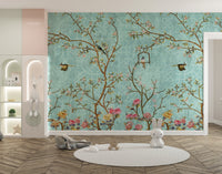 3D Vintage Chinoiseries Wallpaper Murals - Giffywalls