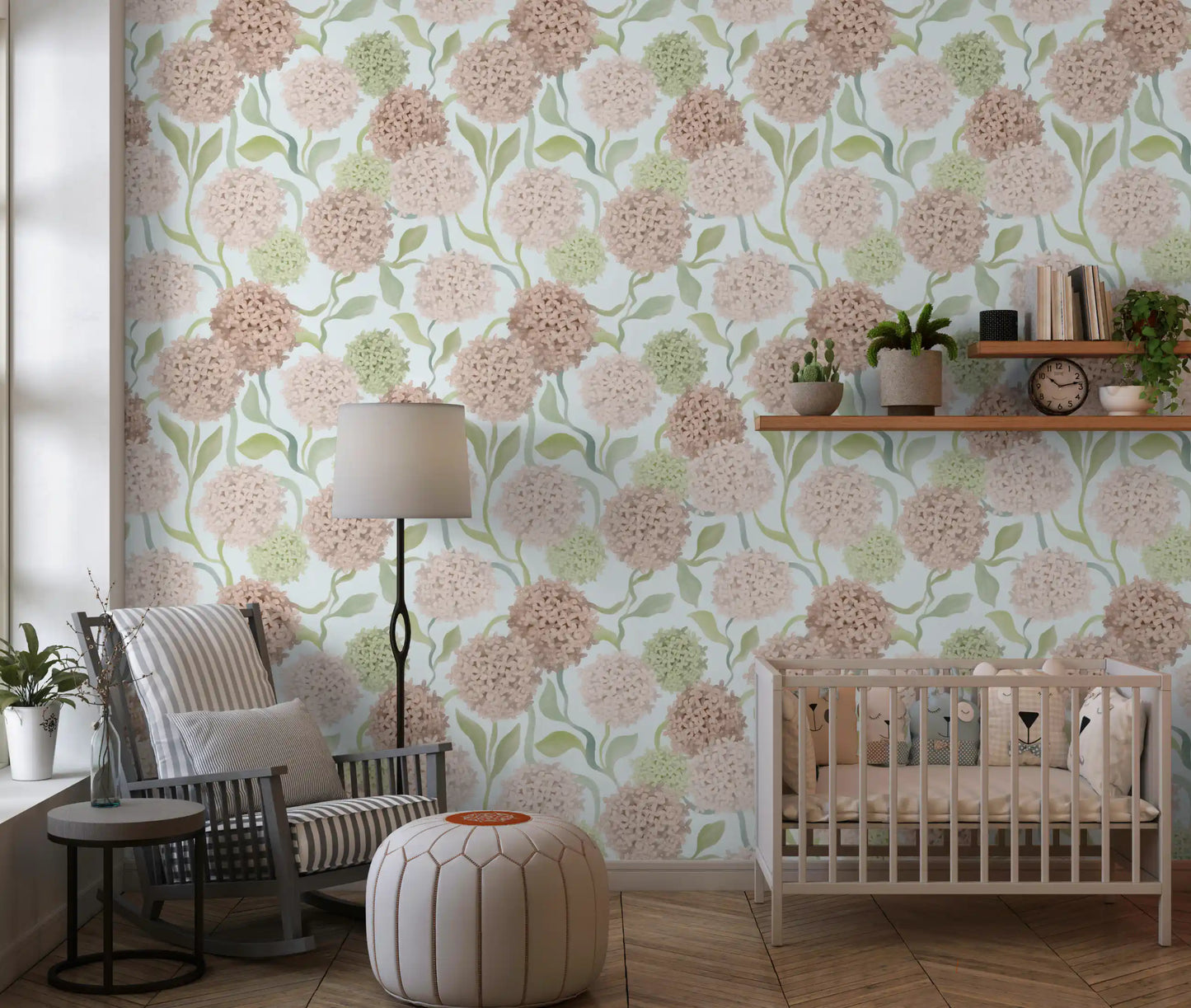 Dreamy Watercolor Petal Clusters Wallpaper⁠