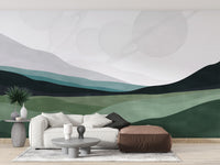 Galactic Harmony Wall Mural wallpaper for living rooms