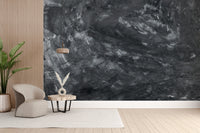Abstract dark concrete effect wall mural
