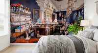 Artisanal Mahogany Home Bar Haven Wall Mural