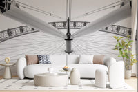 Architectural Steel Symmetry Wall Mural
