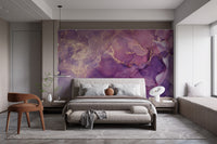 Colorful modern marble wallpaper mural for trendy interiors.
