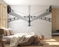 Architectural Steel Symmetry Wall Mural