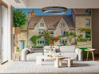 English Countryside Rose Garden Wall Mural