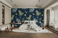 Dino Pals wall mural for nursery décor

