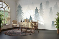 Snowing Forest Wallpaper – Calm Snowy Woods Aesthetic