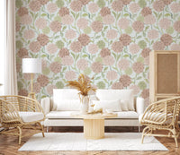 Dreamy Watercolor Petal Clusters Wallpaper⁠