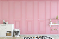 Soft Pink Wood Wall Mural
