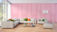 Elegant Pink Wood Panel Wallpaper
