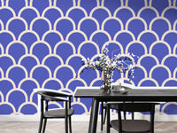 Scallop Purple Color Wallpaper for a chic look