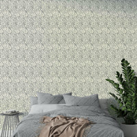Stylish wallpaper for walls with still floral illustrations

