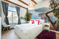 French coastal mural for bedrooms and living rooms

