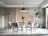 Whimsical clouds in neutral hues

