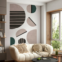 Soft pastel abstract wallpaper for a calming space.