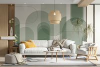 Minimal arch design wallpaper mural

