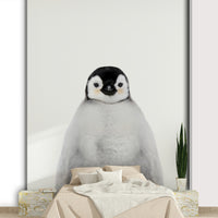 Unique penguin wall mural for animal lovers

