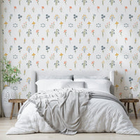 Delicate flower pattern wallpaper for walls

