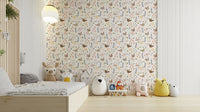 Whimsical chicken wall design for bedroom

