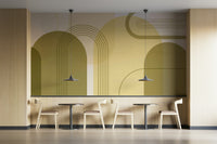 Contemporary mid-century wall pattern

