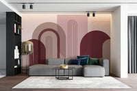 Elegant modern arch pattern wallpaper

