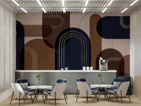 Modern retro dark academia wallpaper

