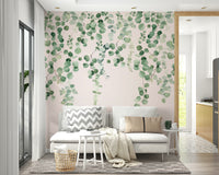 Nature-inspired eucalyptus pattern for walls

