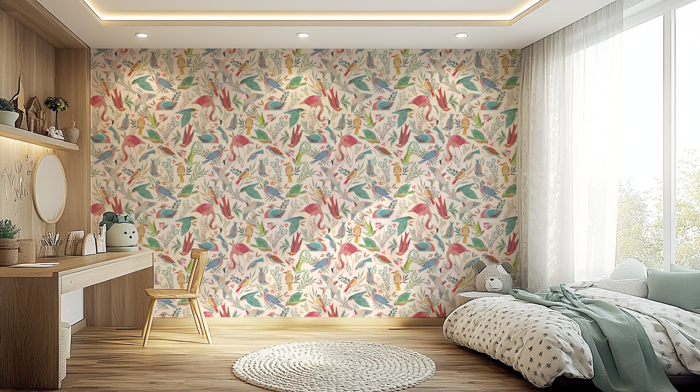 light Birdwatcher's Wallpaper⁠