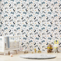 White gaming background wall design

