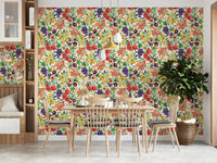 Colorful fruit design featuring Mediterranean elements

