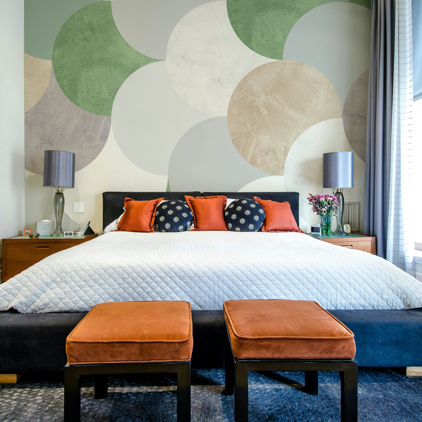 Circle Geometric Art Wall Mural