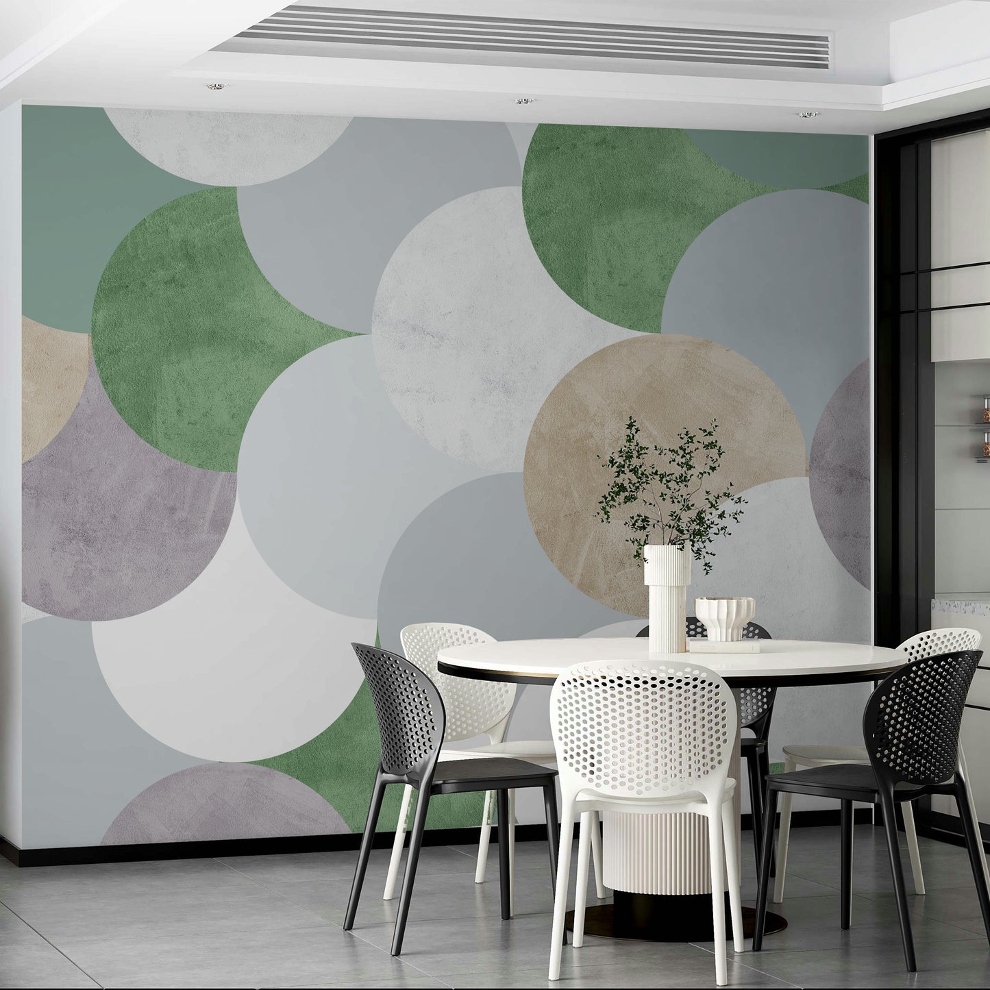 Circle Geometric Art Wall Mural