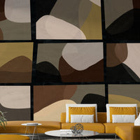 Abstract shape wallpaper for walls

