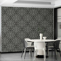 Geometric batik wall design

