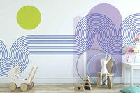 Tranquil Curves Wall Mural for Bedrooms

