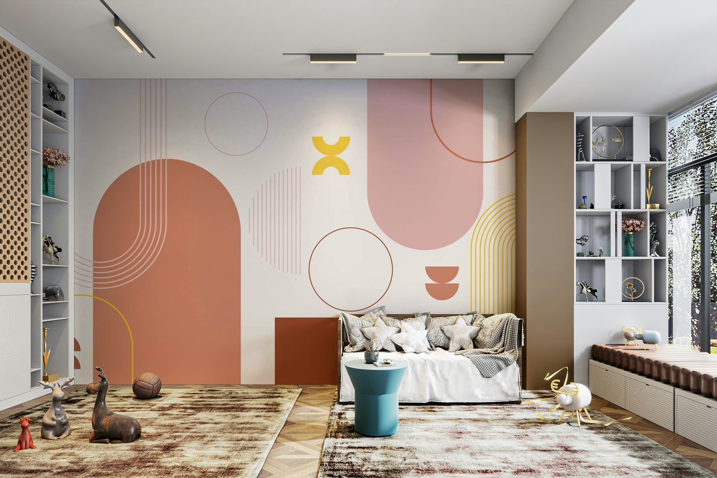Graphic Bold Boho Geometry for Walls

