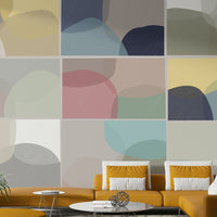 Multicolor wall mural for decor

