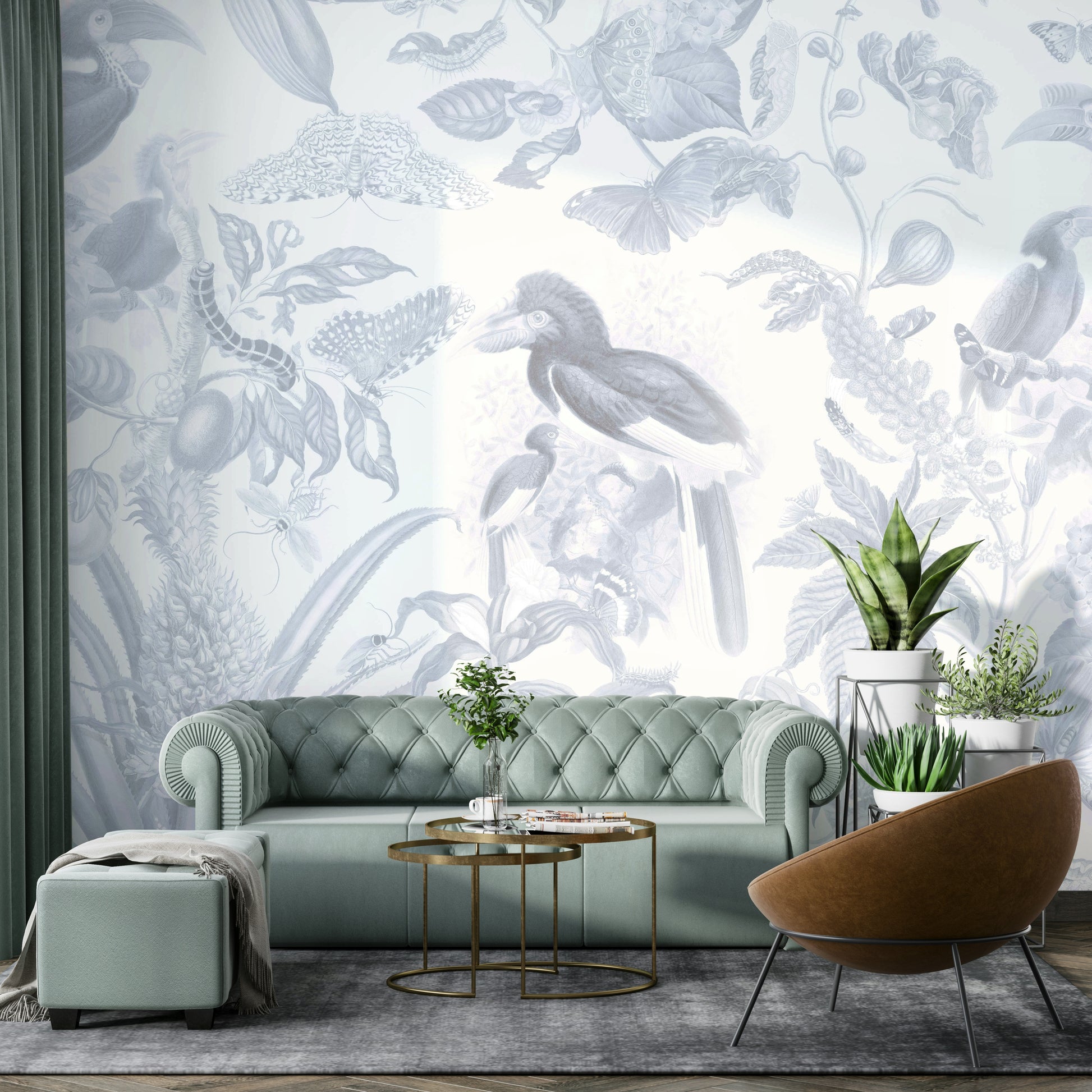 Life Jungle plant pattern wallpaper

